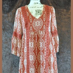 Boho Chic! Size Medium Dress.